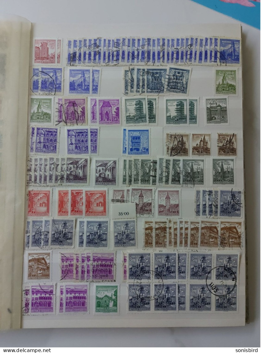 Austria, a large accumulation of postage stamps