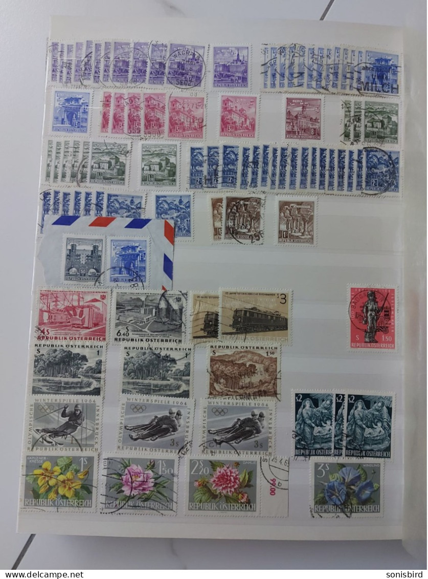 Austria, a large accumulation of postage stamps