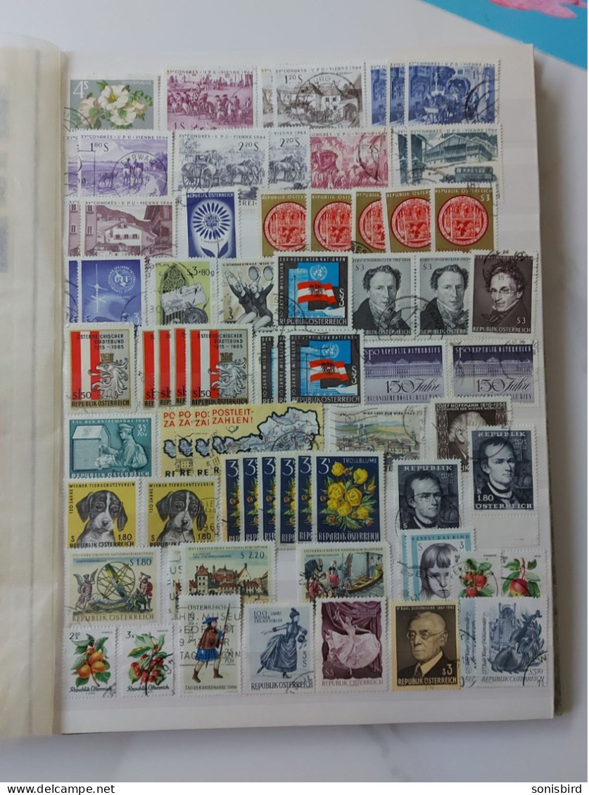 Austria, a large accumulation of postage stamps