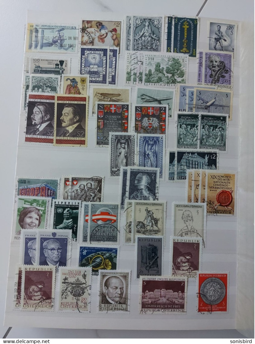 Austria, a large accumulation of postage stamps