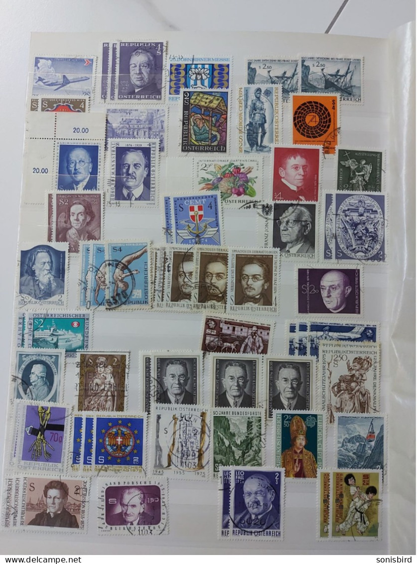 Austria, a large accumulation of postage stamps