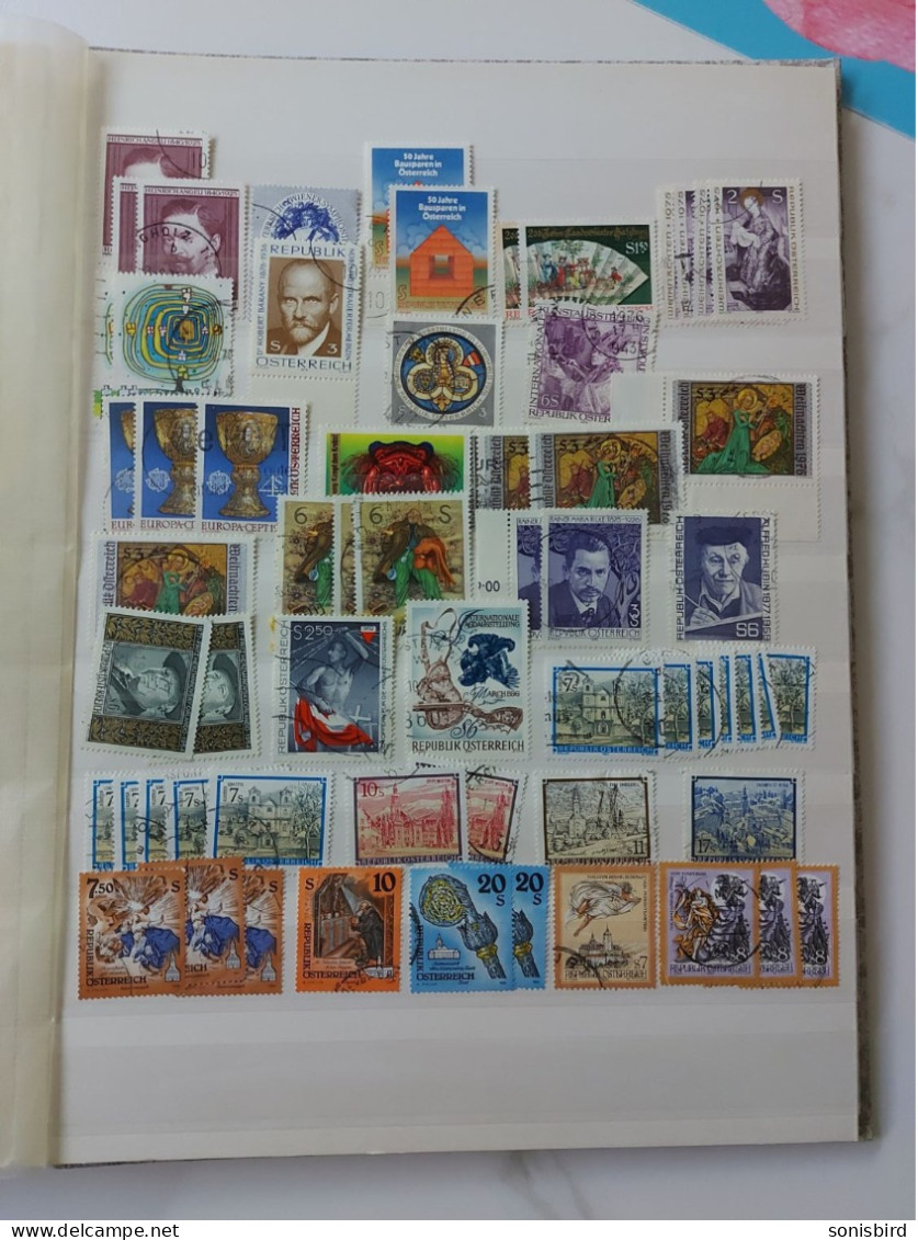 Austria, a large accumulation of postage stamps