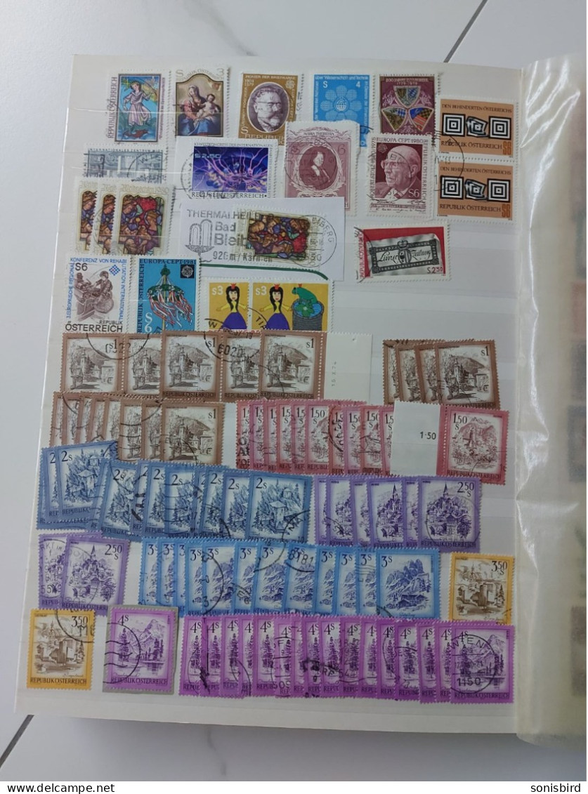 Austria, a large accumulation of postage stamps