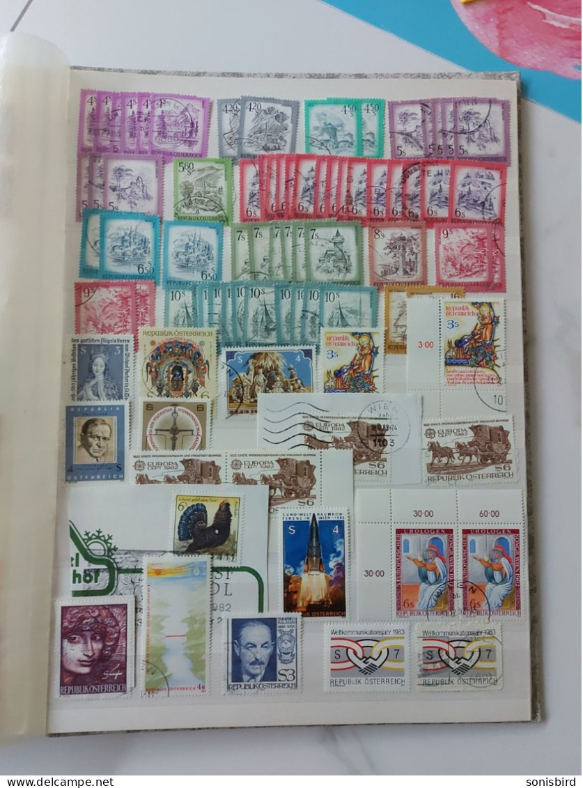 Austria, a large accumulation of postage stamps