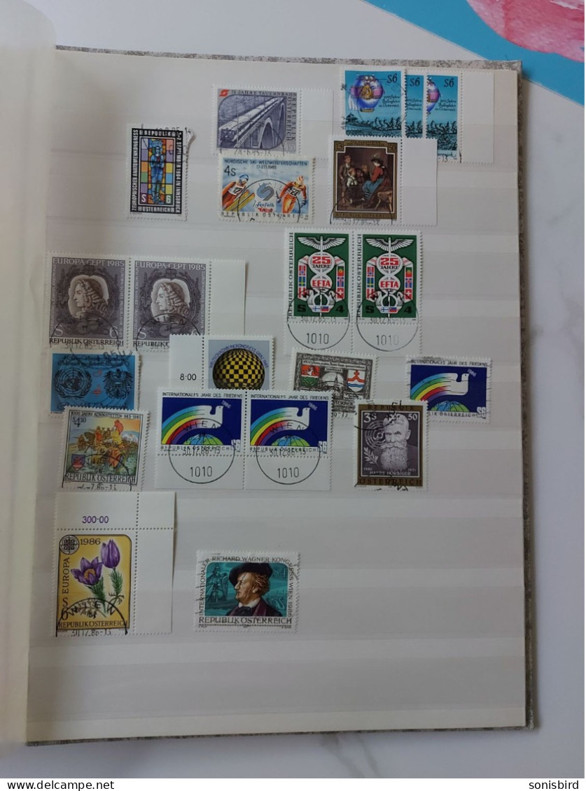 Austria, a large accumulation of postage stamps