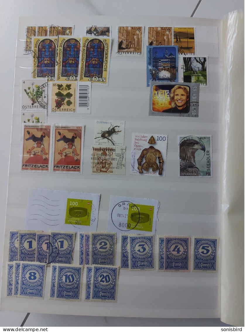 Austria, a large accumulation of postage stamps