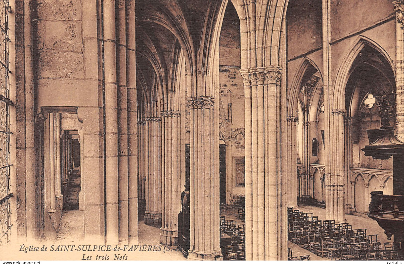 91-SAINT SULPICE DE FAVIERES-N°4028-E/0391 - Saint Sulpice De Favieres