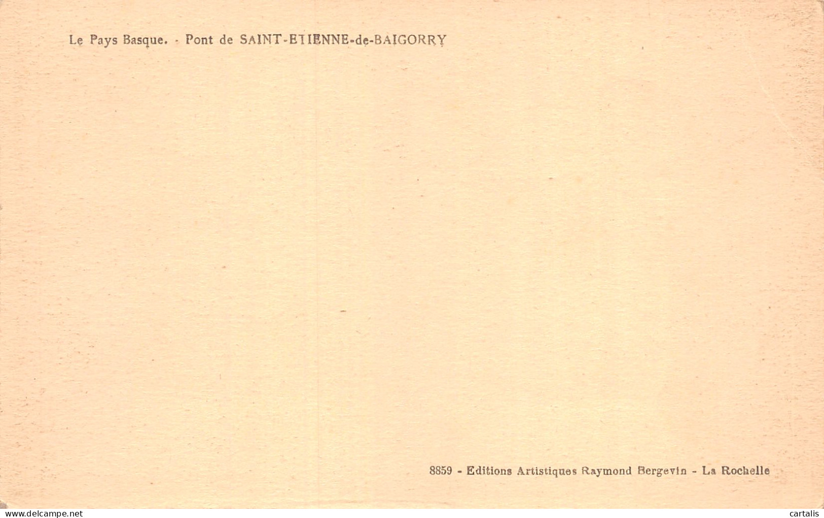 64-SAINT ETIENNE DE BAIGORRY-N°4028-D/0279 - Saint Etienne De Baigorry