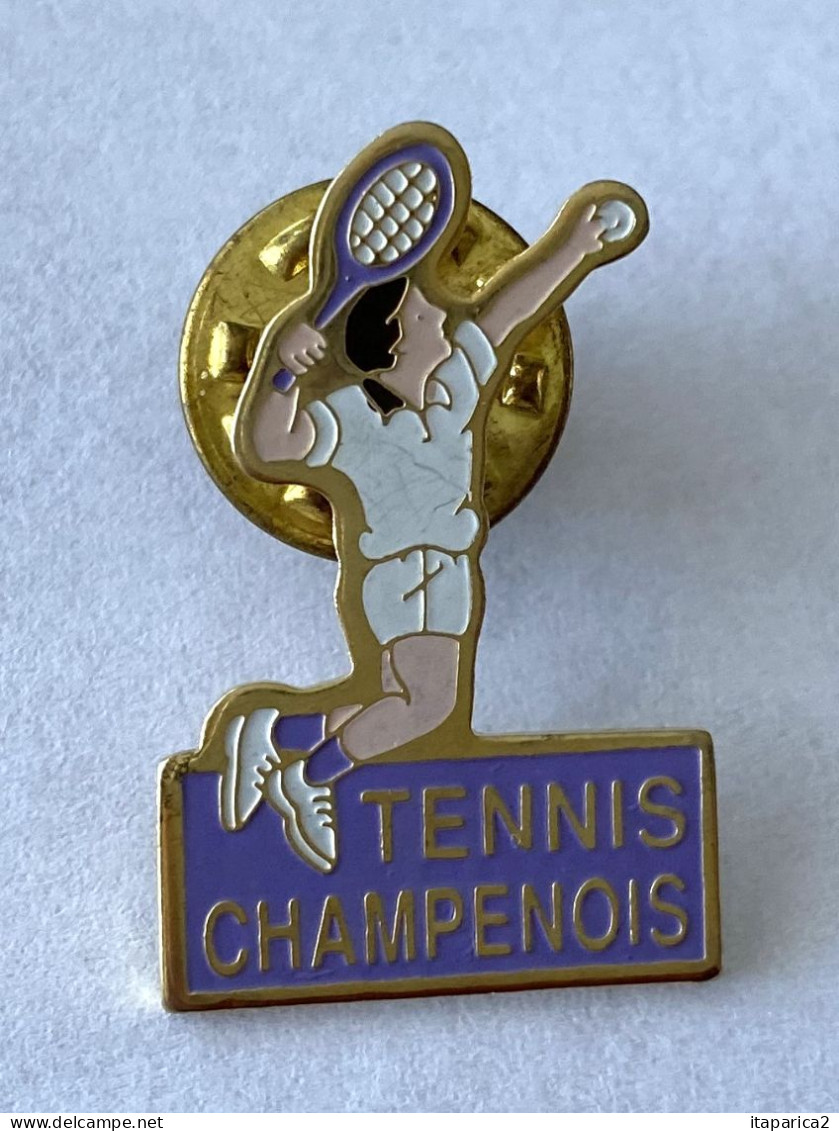 PINS SPORTS TENNIS  CHAMPENOIS  Le Joueur / 33NAT - Tenis