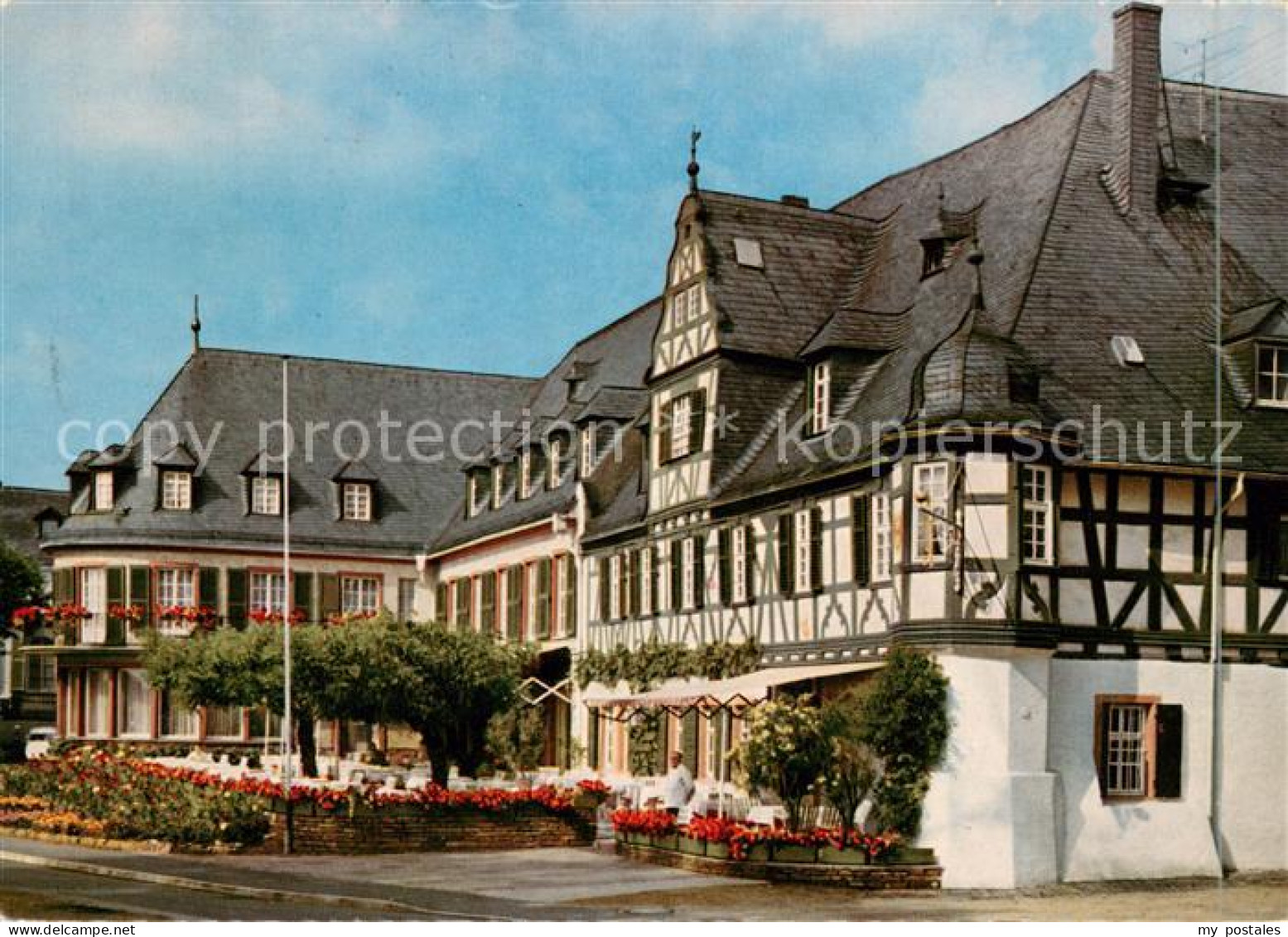 73649244 Oestrich-Winkel Hotel Schwan Fachwerkhaus Oestrich-Winkel - Oestrich-Winkel