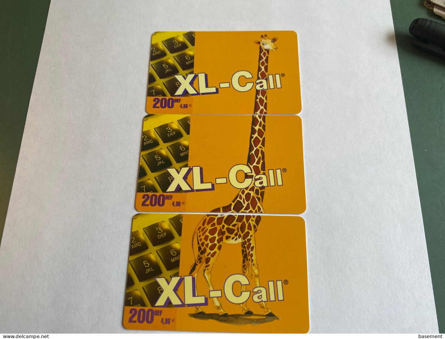 - 42 - Belgium Giraff  Puzzle 3 Cards - GSM-Kaarten, Herlaadbaar & Voorafbetaald