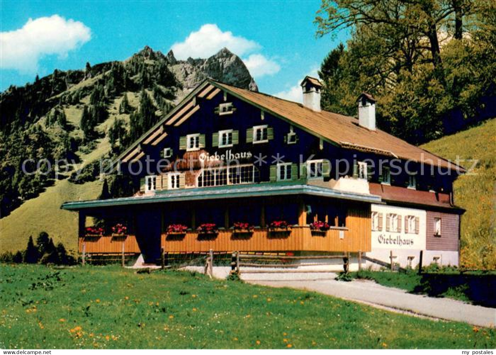 73648934 Hinterstein Bad Hindelang Berggasthof Giebelhaus Hinterstein Bad Hindel - Hindelang