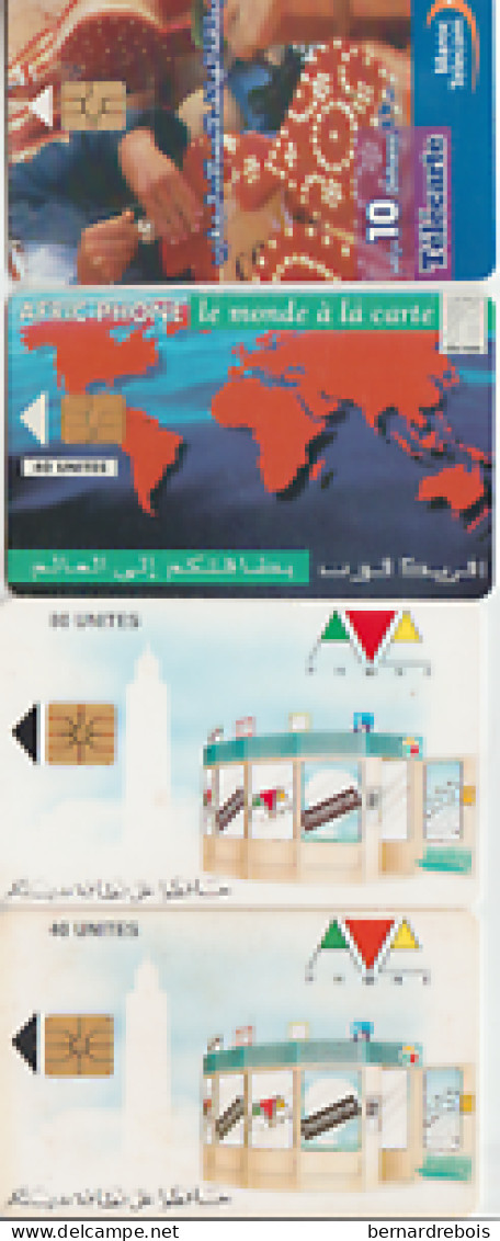 TC13 - 4 CARTES A PUCE DU MAROC Pour 1 € - Oman