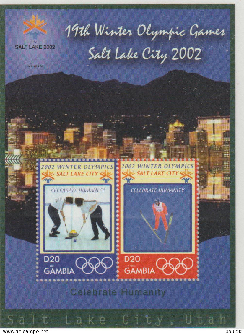 Six Souvenir Sheets Commerating The Winter Olympic Games 2002 In Salt Lake City MNH/**. Postal Weight Approx - Hiver 2002: Salt Lake City