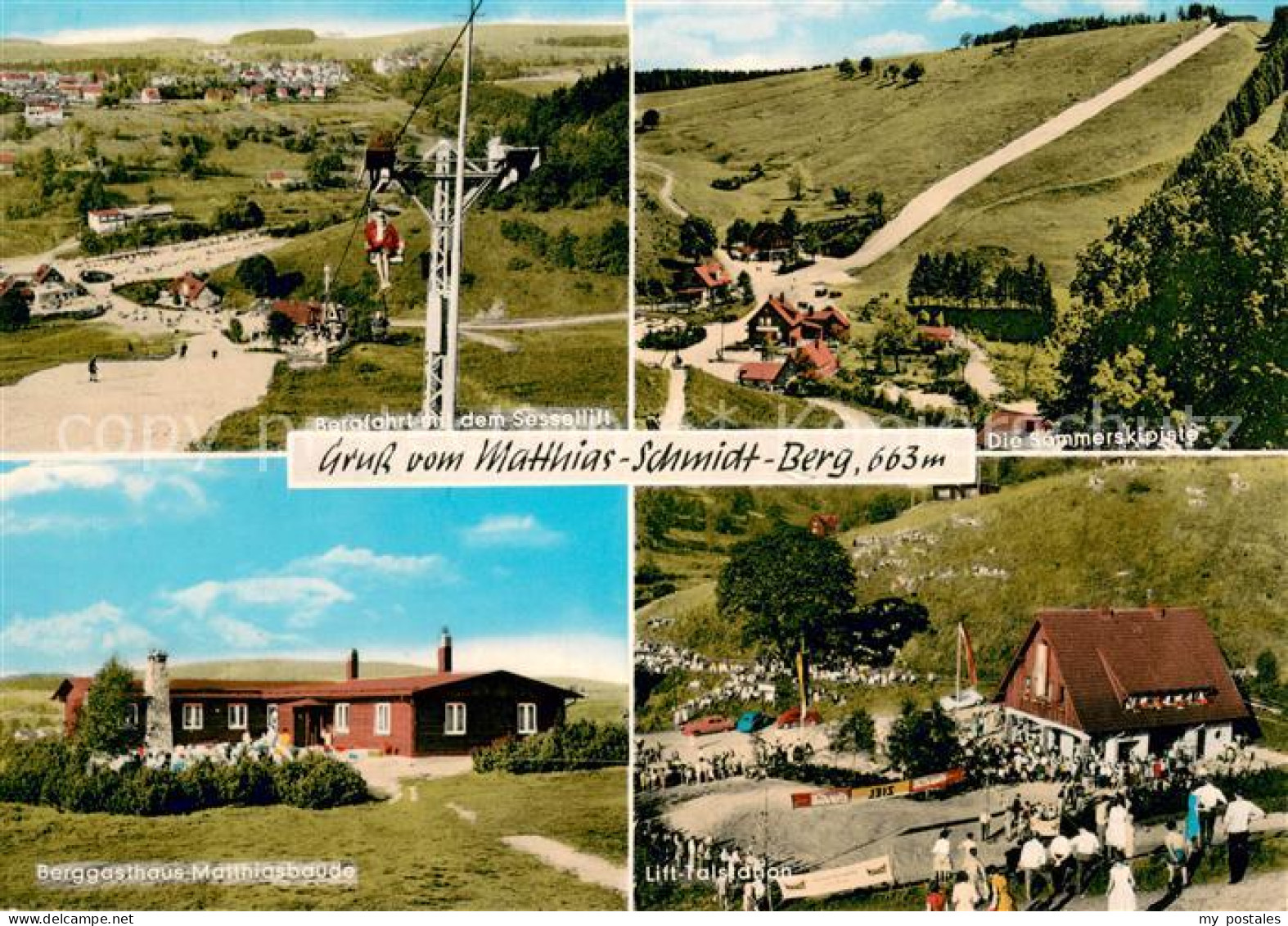 73648431 St Andreasberg Harz Sessellift Sommerskipiste Berggasthaus Matthiasbaud - St. Andreasberg