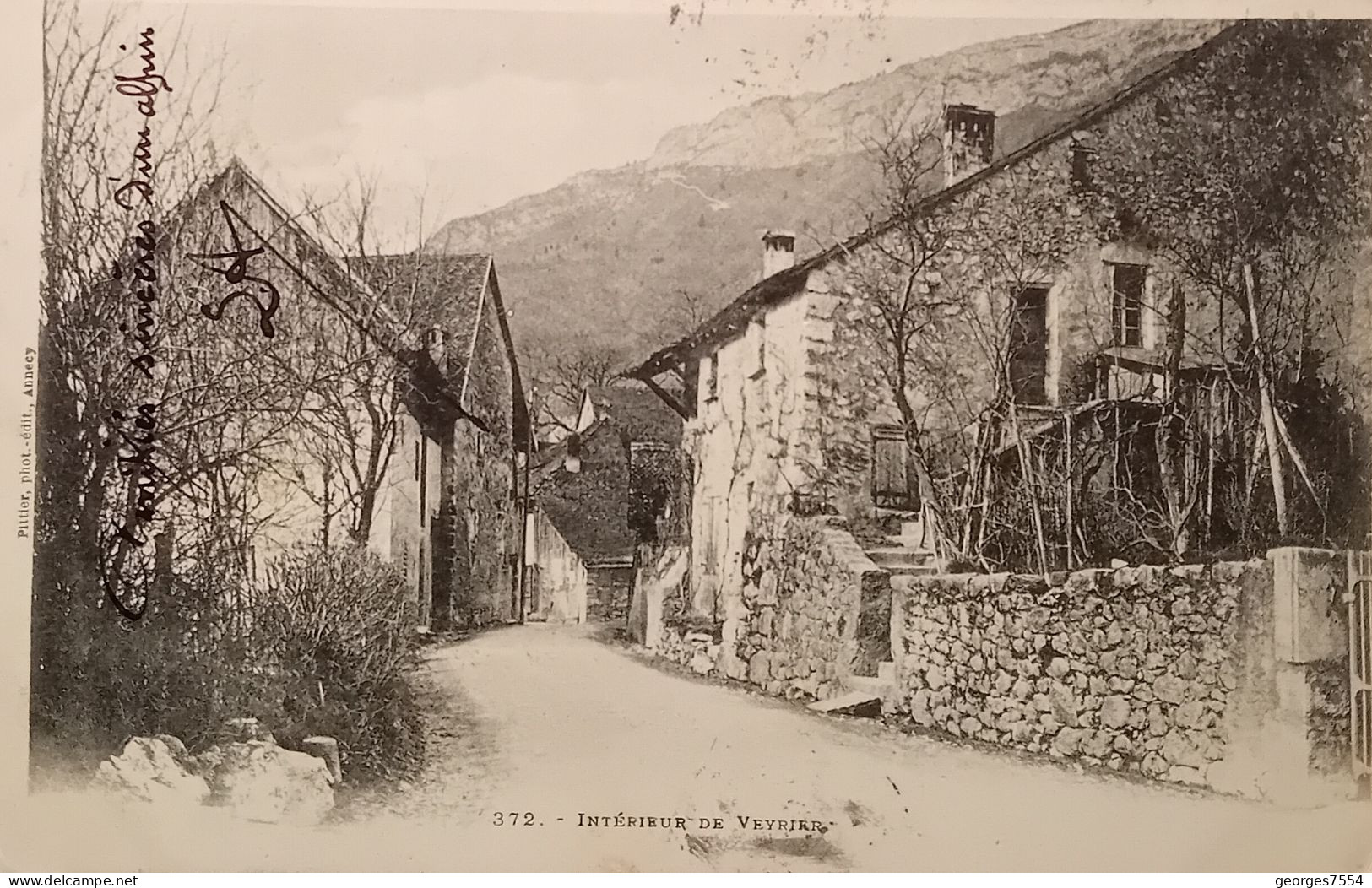 74  - LAC ANNECY - INTERIEUR DE VEYRIER-DU-LAC - Veyrier