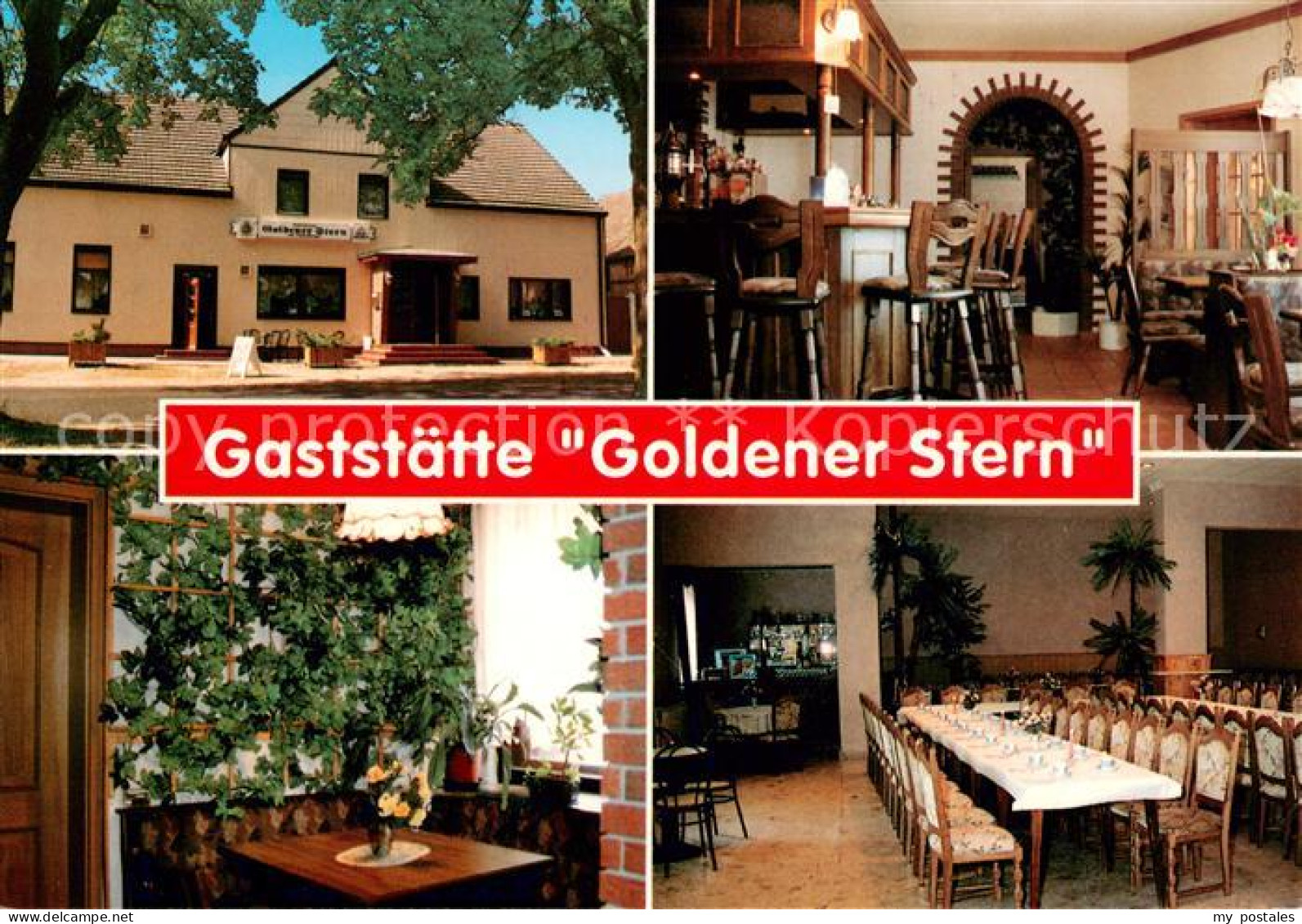 73648347 Gross Eichholz Gaststaette Goldener Stern Bar Gaststube Speisesaal Gros - Storkow