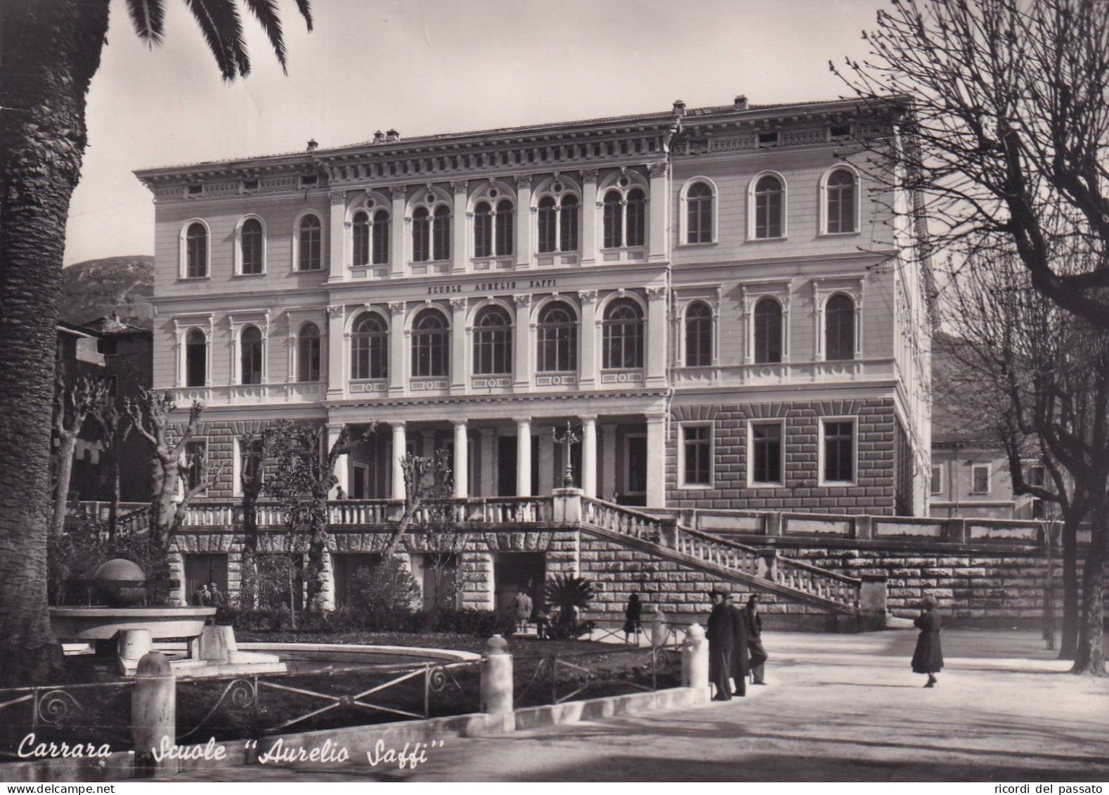 Cartolina Carrara - Scuole Aurelio Saffi - Carrara