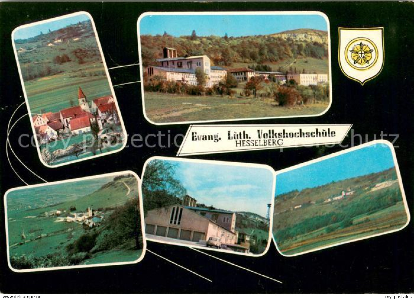 73647665 Hesselberg Gunzenhausen Ev Luth Volkshochschule Kirche Panorama Hesselb - Gunzenhausen