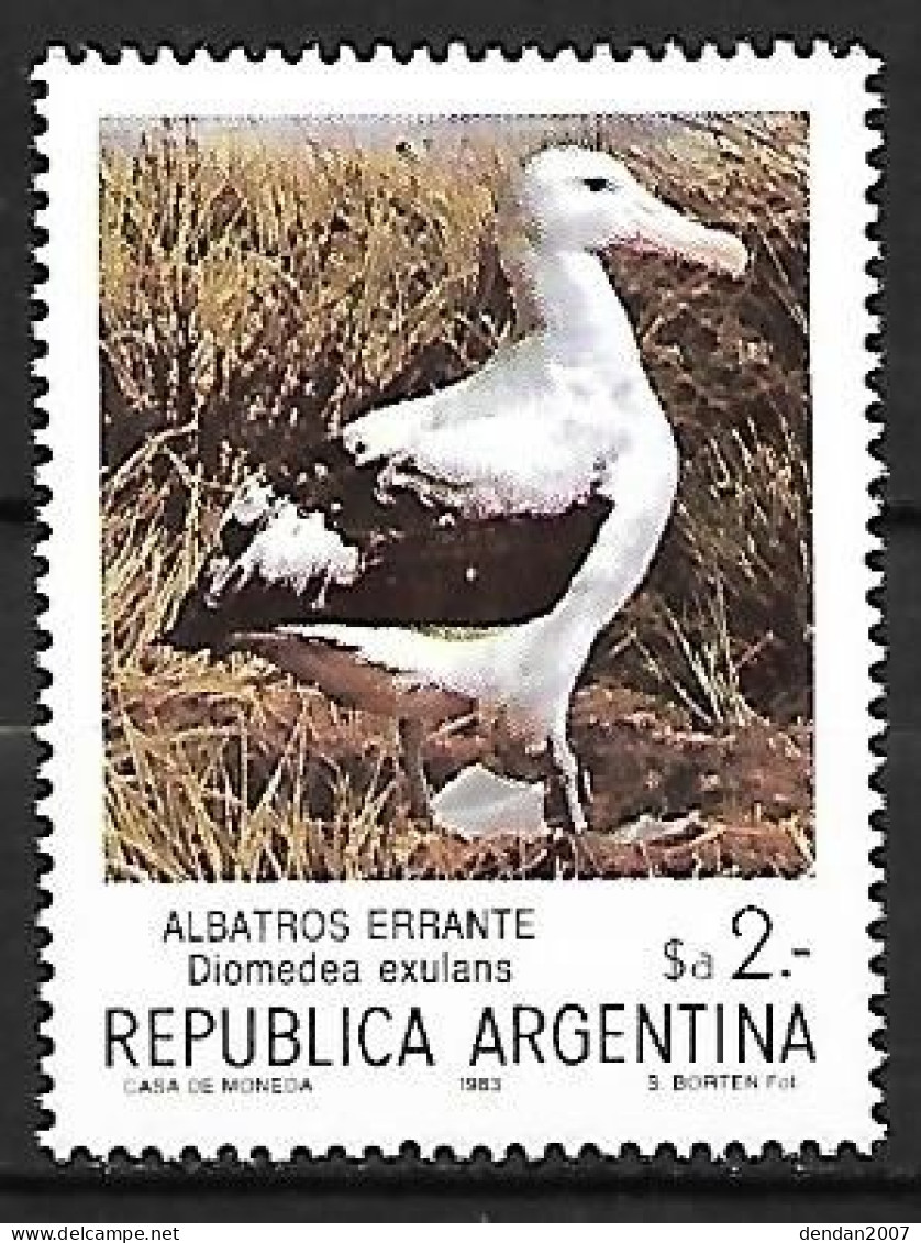 Argentina - MNH ** 1983 : Fauna Of Southern Argentina : Snowy Albatross  -  Diomedea Exulans - Marine Web-footed Birds