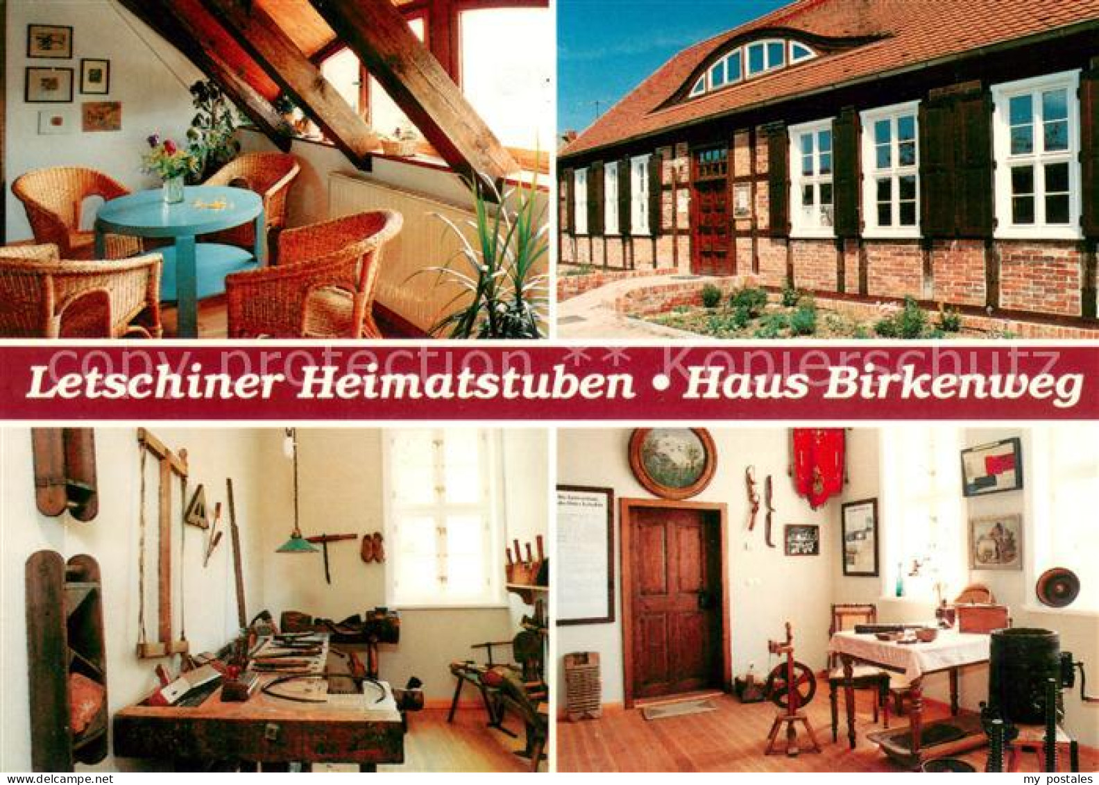 73647564 Letschin Letschiner Heimatstuben Haus Birkenweg Gaststube Arbeitszimmer - Letschin