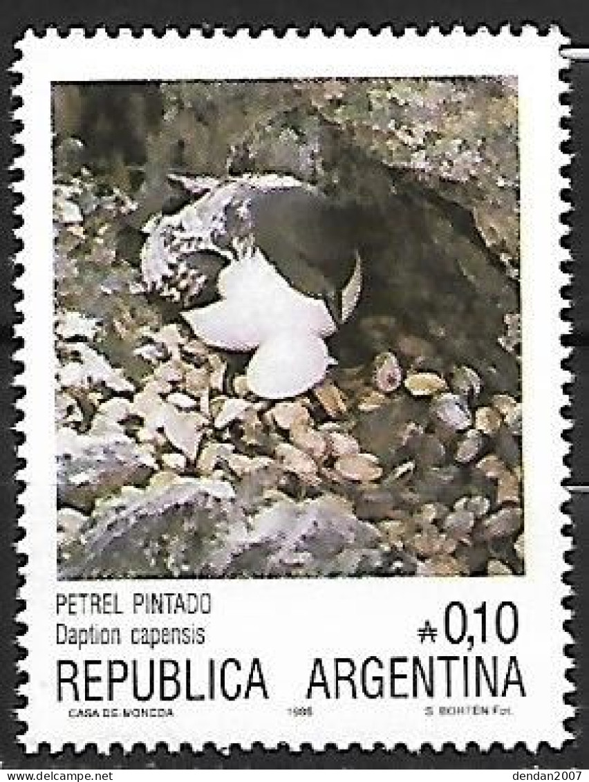 Argentina - MNH ** 1986 : Antarctica :    Cape Petrel  -  Daption Capense - Marine Web-footed Birds