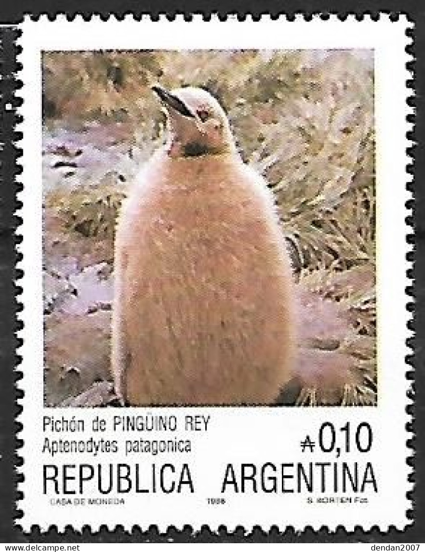 Argentina - MNH ** 1986 : Antarctica :    King Penguin  -  Aptenodytes Patagonicus (chick) - Penguins