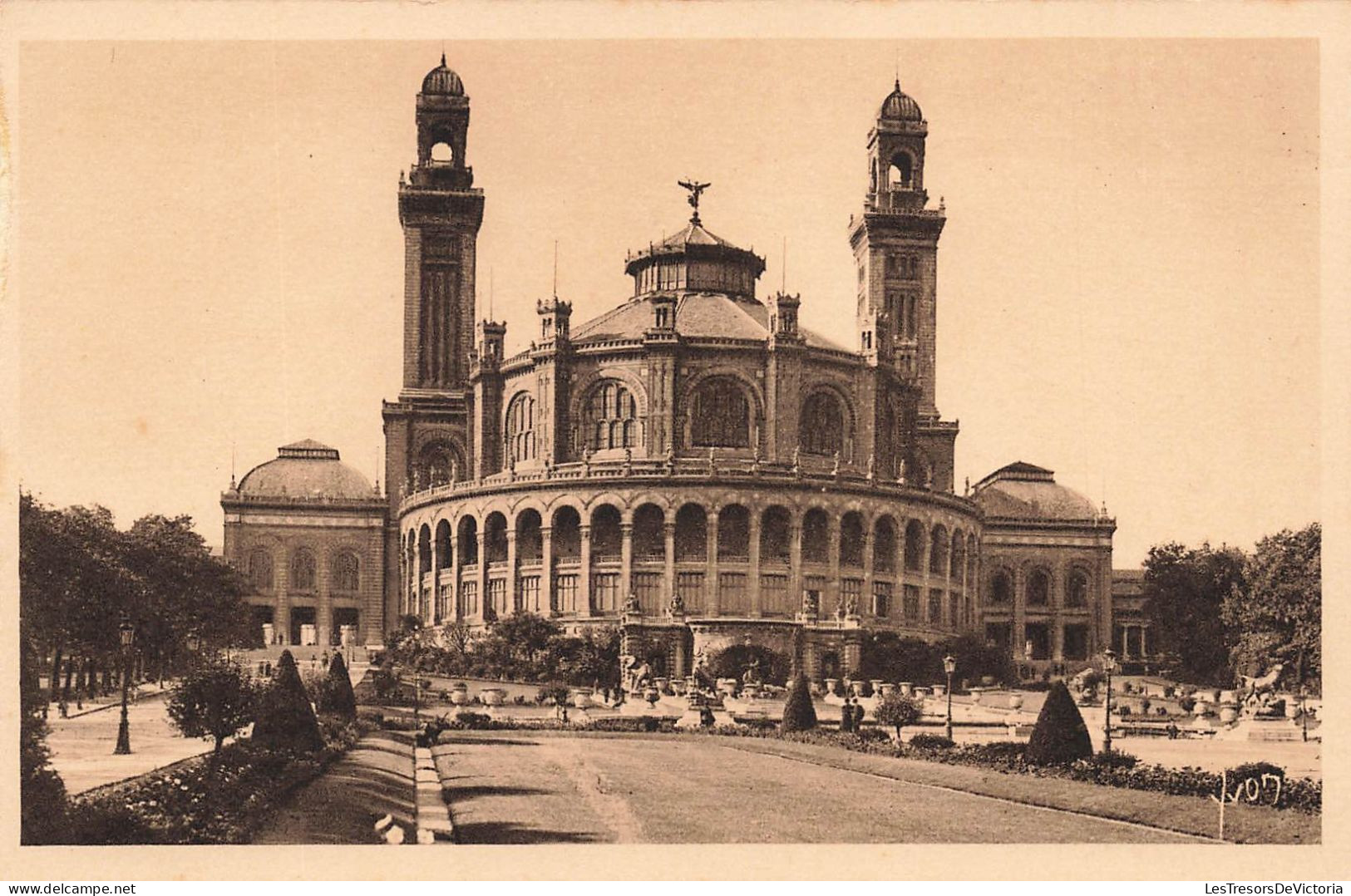 FRANCE - Paris - Vue Sur Le Palais Du Trocadéro - Carte Postale Ancienne - Markten, Pleinen