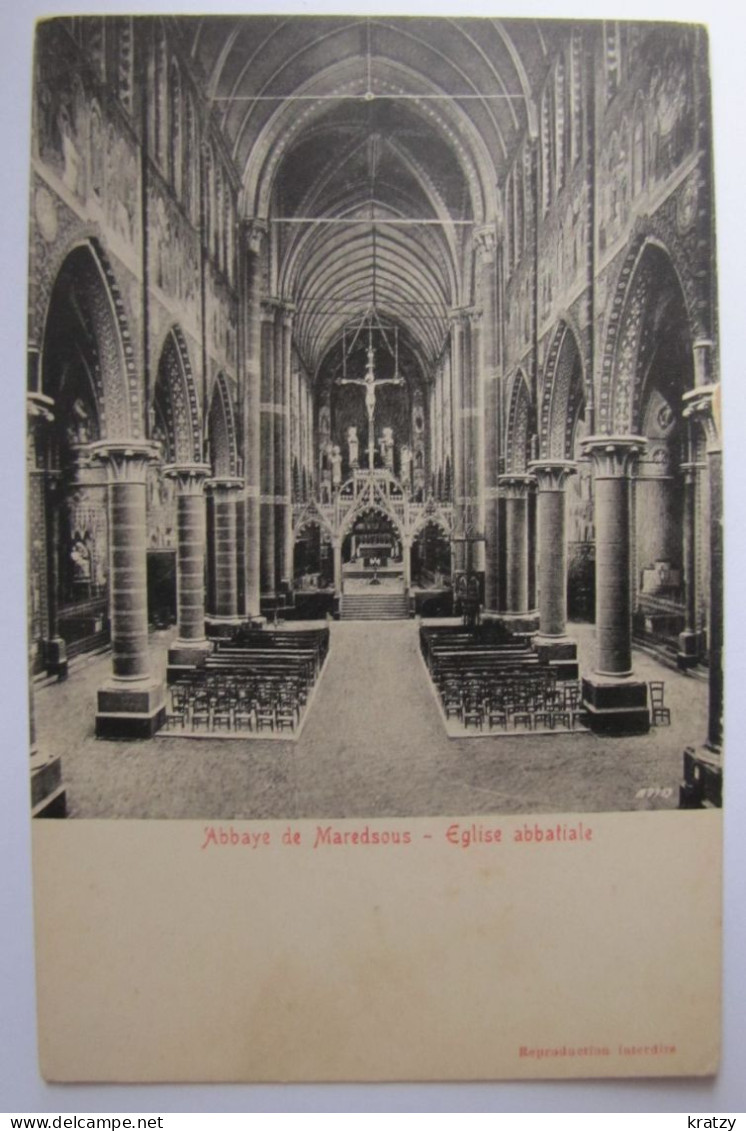 BELGIQUE - NAMUR - ANHEE - MAREDSOUS - L'Abbaye - Intérieur De L'Eglise Abbatiale - Anhee