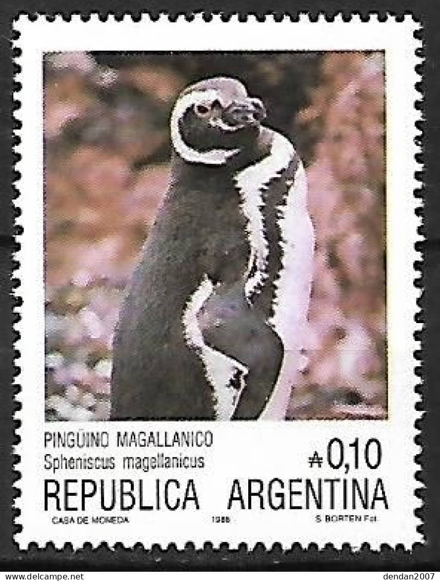 Argentina - MNH ** 1986 : Antarctica :   Magellanic Penguin  -  Spheniscus Magellanicus - Pinguini