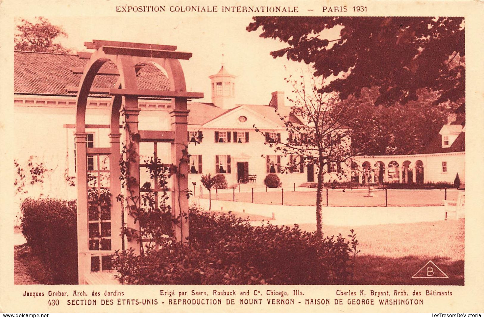 FRANCE - Paris - Exposition Coloniale Internationale - Section Des Etats-Unis .... - Carte Postale Ancienne - Expositions