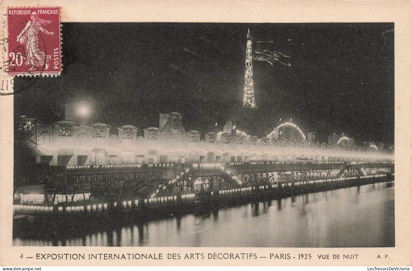 FRANCE - Paris - Exposition Internationale Des Arts Décoratifs - Vue De Nuit - Carte Postale Ancienne - Ausstellungen
