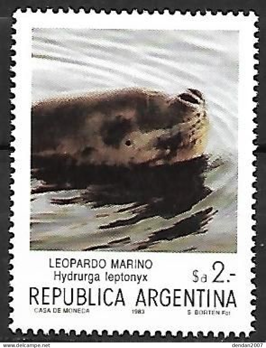 Argentina - MNH ** 1986 : Fauna Of Southern Argentina :  Leopard Seal (Hydrurga Leptonyx), - Otros & Sin Clasificación