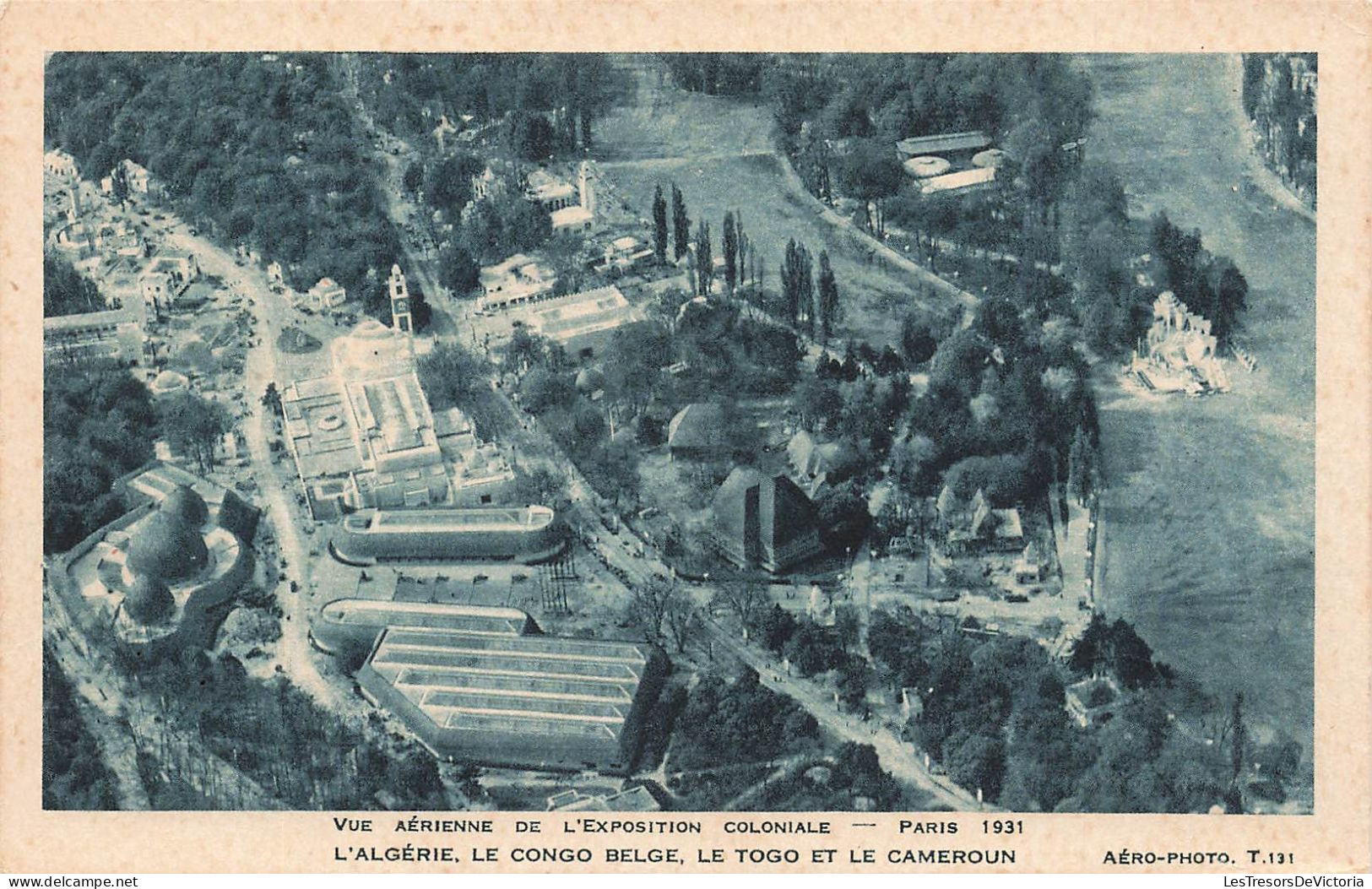 FRANCE - Paris - Exposition Coloniale - Vue Aérienne Sur L'Algérie, Le Congo Belge, Le Togo ... - Carte Postale Ancienne - Exhibitions