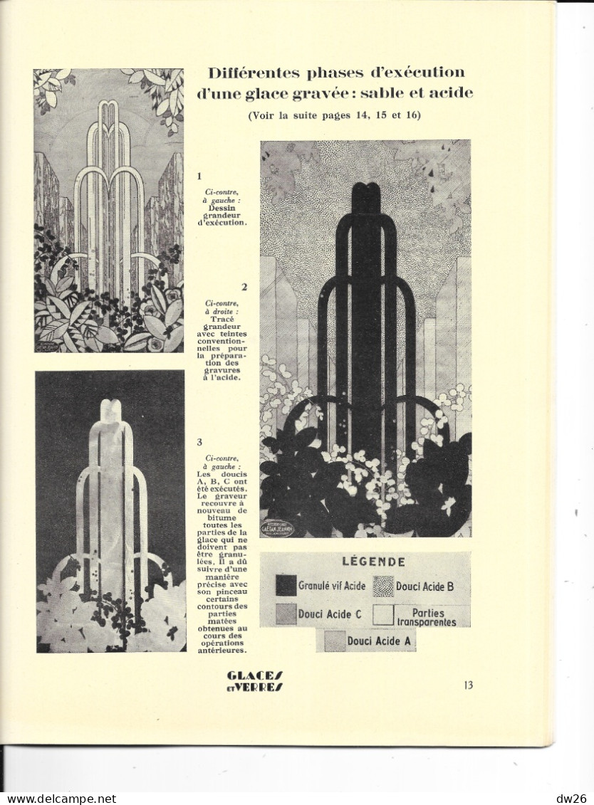 Revue Technique, Artistique Et Pratique "Glaces Et Verres" N° 26 Février-Mars 1932: Gravure Sur Glace, L'héliostat... - 1900 - 1949