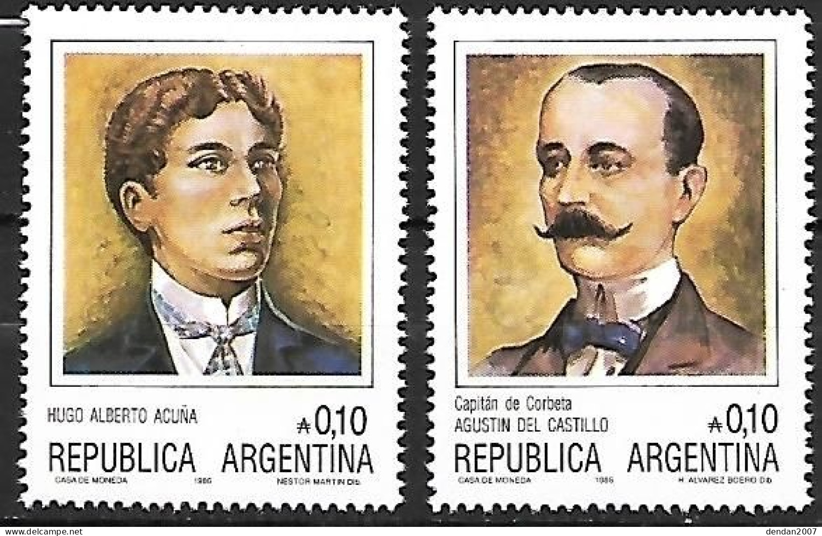 Argentina - MNH ** 1986 : Antarctica : Explorers - Antarctische Expedities