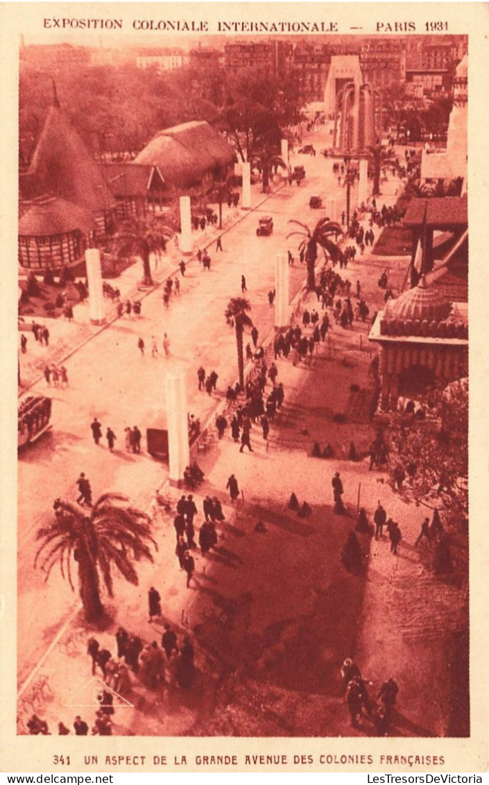 FRANCE - Paris - Exposition Coloniale - Un Aspect De La Grande Avenue Des Colonies Françaises - Carte Postale Ancienne - Expositions