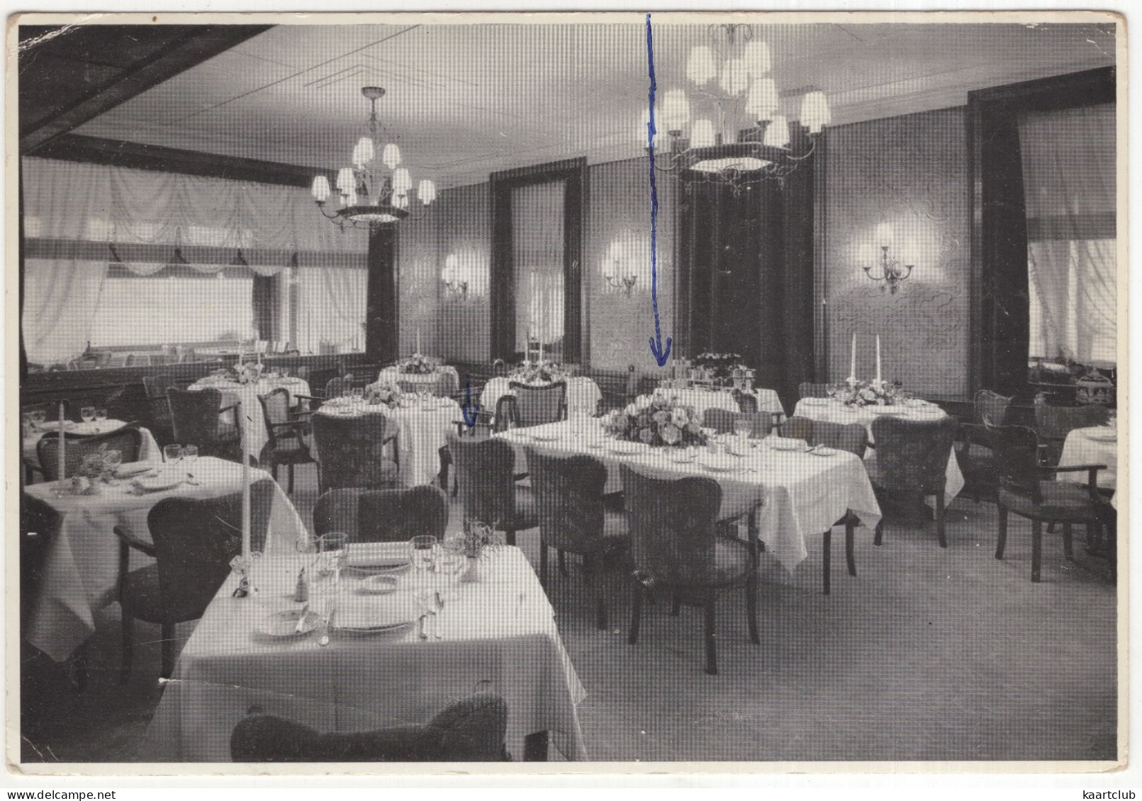 Valkenburg - Hotel 'Prinses Juliana', Exquis Restaurant  - (Nederland/Holland) - 1960 - Eetzaal - Valkenburg