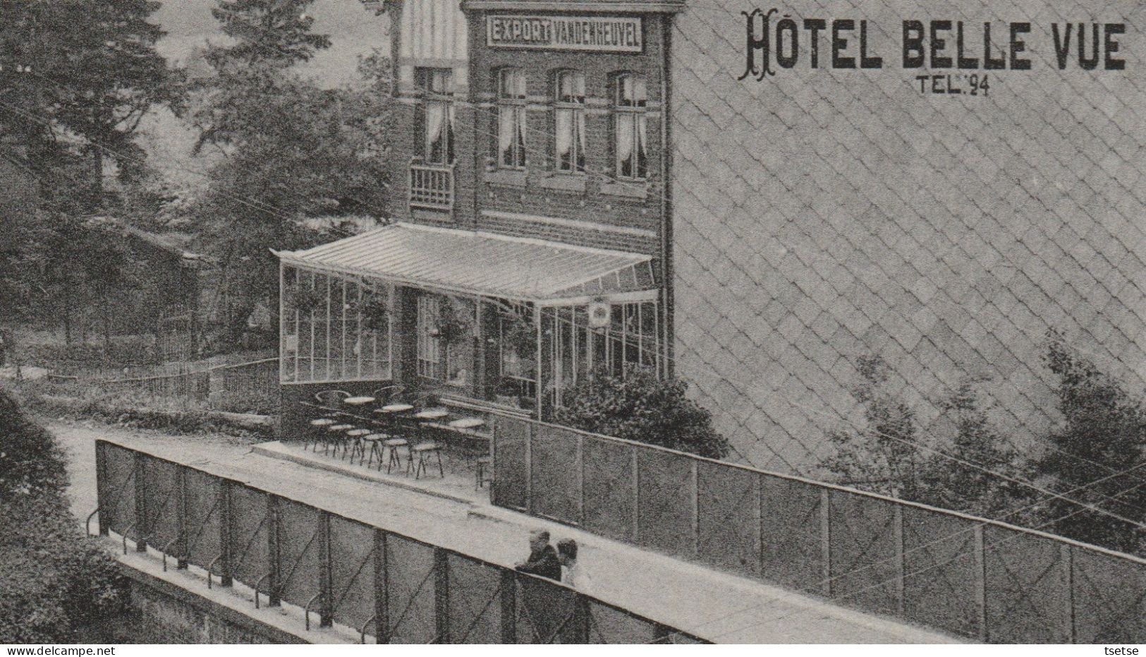 Hockai - Hôtel " Belle Vue " - Prop : P. Tricot-Raskin - Bières: Export Vandenheuvel  ( Voir Verso ) - Stavelot