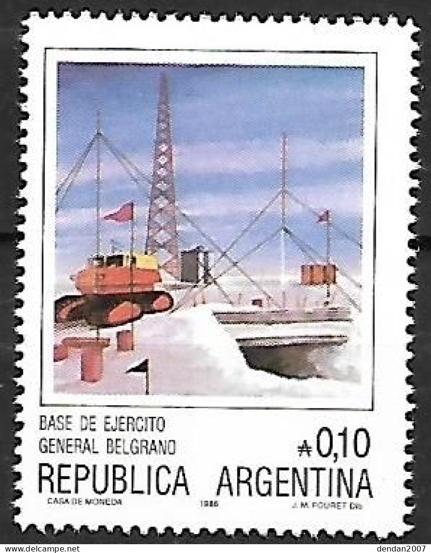Argentina - MNH ** 1986 : Antarctica : Base De Ejercito General Belgrano - Bases Antarctiques