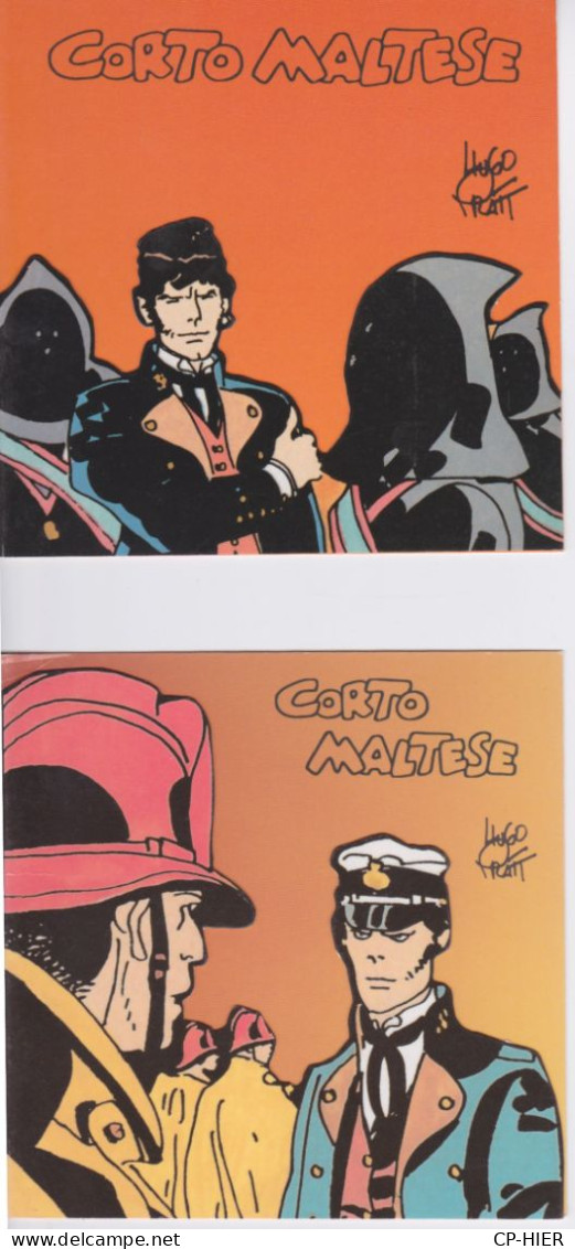 BD - Carte Postale De CORTO MALTESE - HUGO PRATT  -  LOT DE 2 - Comics