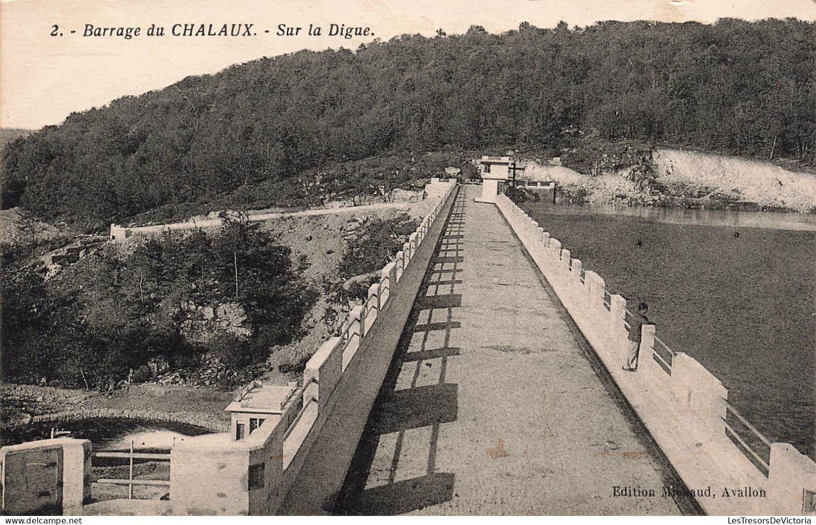 FRANCE - Barrage Du Chalaux - Sur La Digue - Carte Postale Ancienne - Sonstige & Ohne Zuordnung