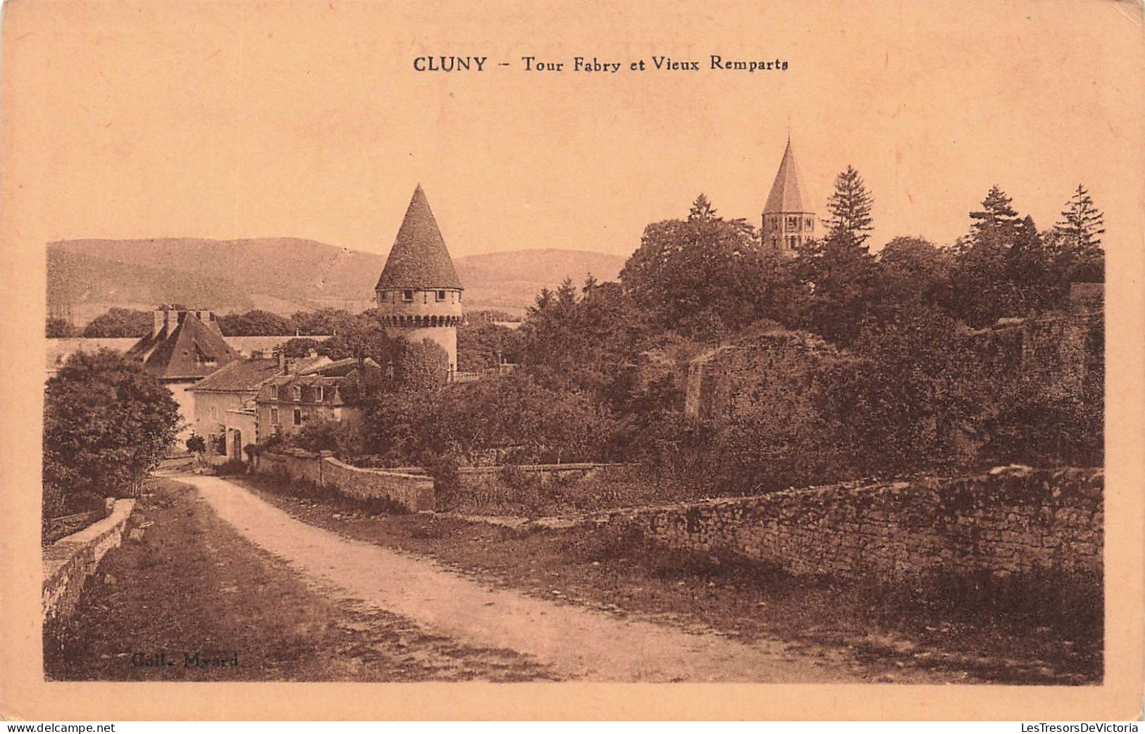 FRANCE - Cluny - Tour Fabry Et Vieux Remparts - Village - Carte Postale Ancienne - Cluny