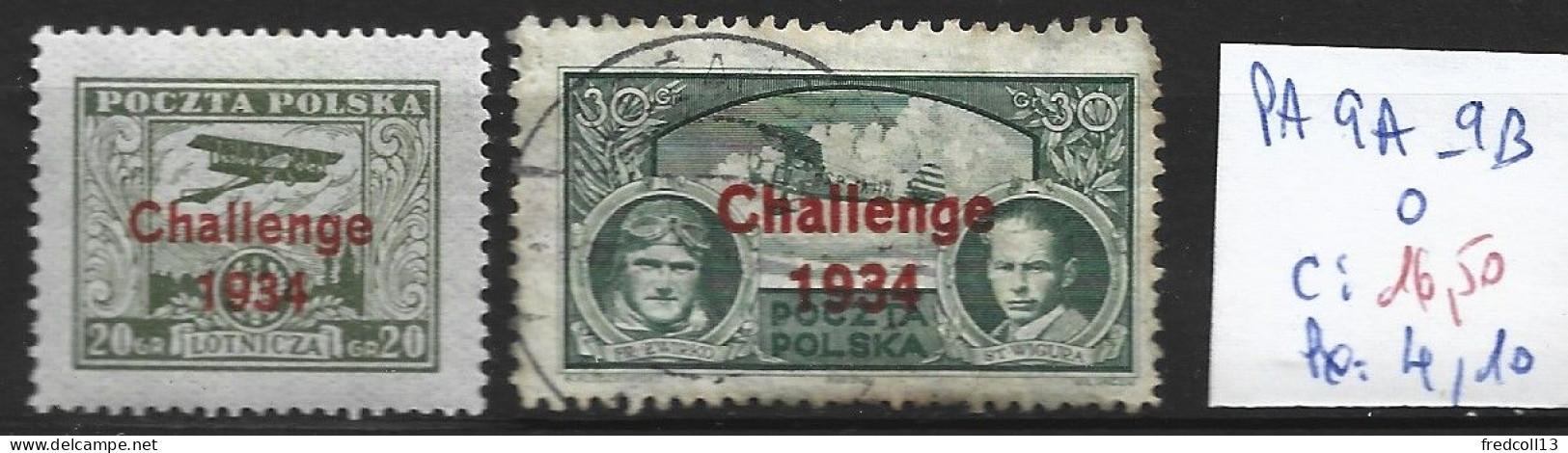 POLOGNE PA 9A-9B Oblitérés Côte 16.50 € - Gebruikt