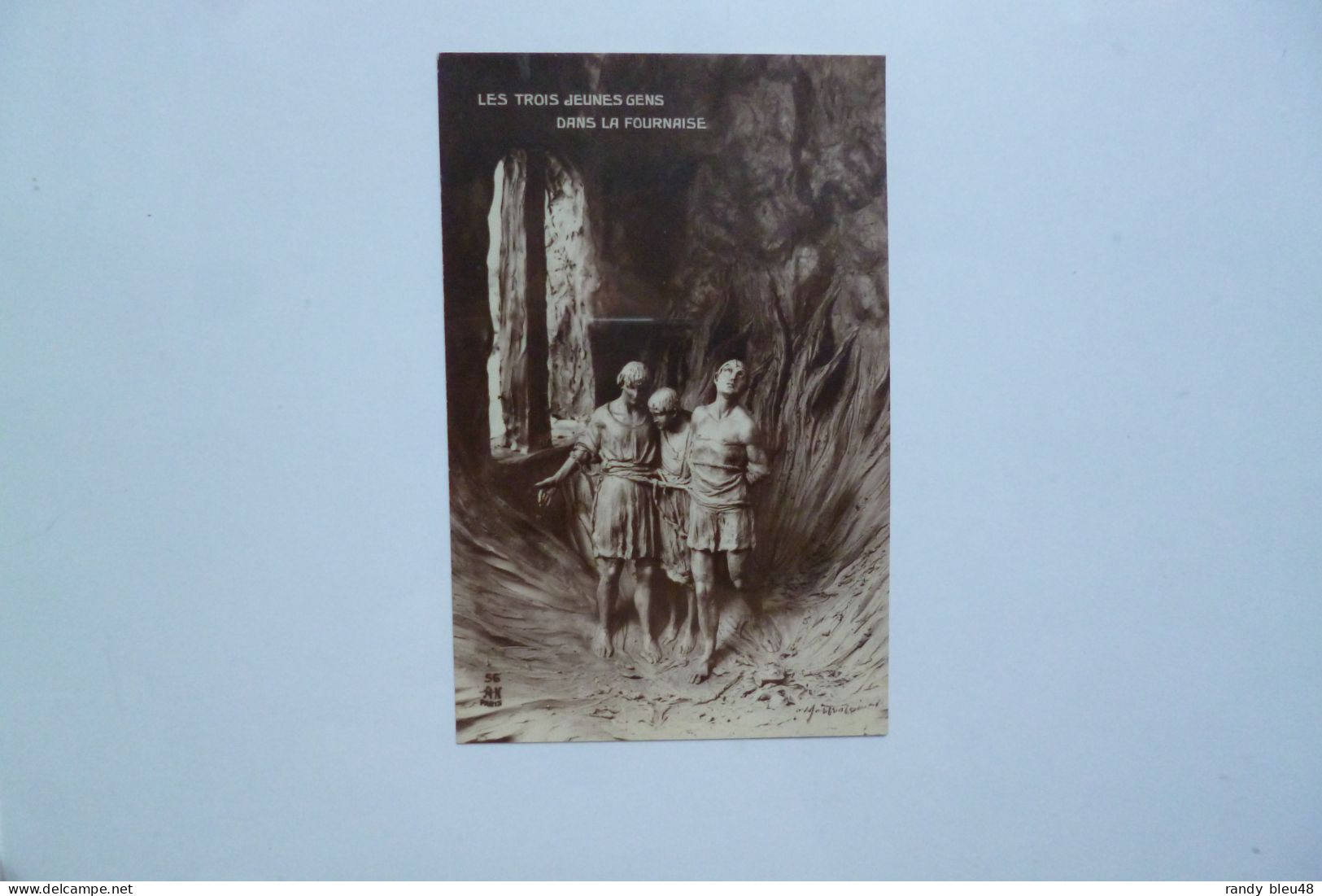 SCENES RELIGIEUSES  -  Les Trois Jeunes Gans Dans La Fournaise  -  Illustration MASTROIANNI  - - Mastroianni