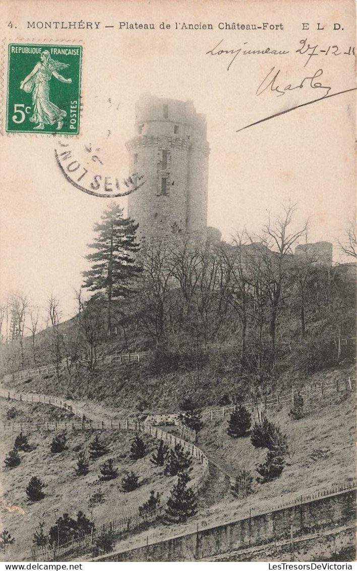 FRANCE - Monthléry - Vue Sur Le Plateau De L'ancien Château Fort - ELD - Carte Postale Ancienne - Montlhery