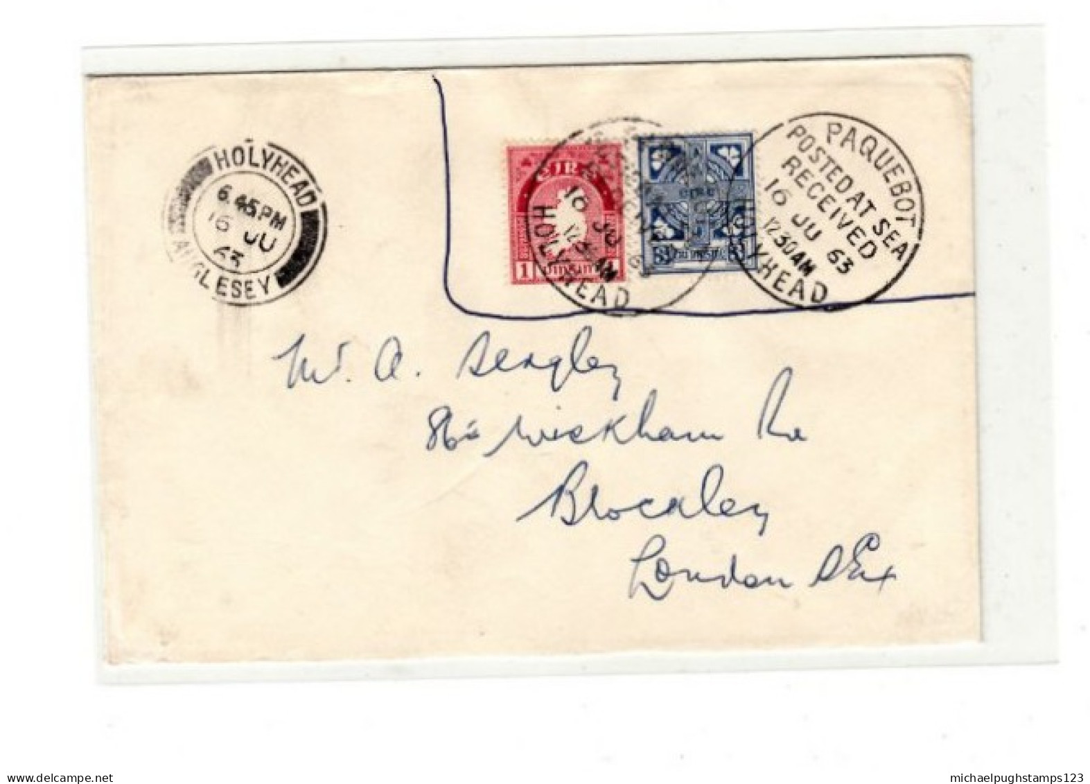 G.B. / Holyhead Paquebot Mail / Ireland - Sonstige & Ohne Zuordnung