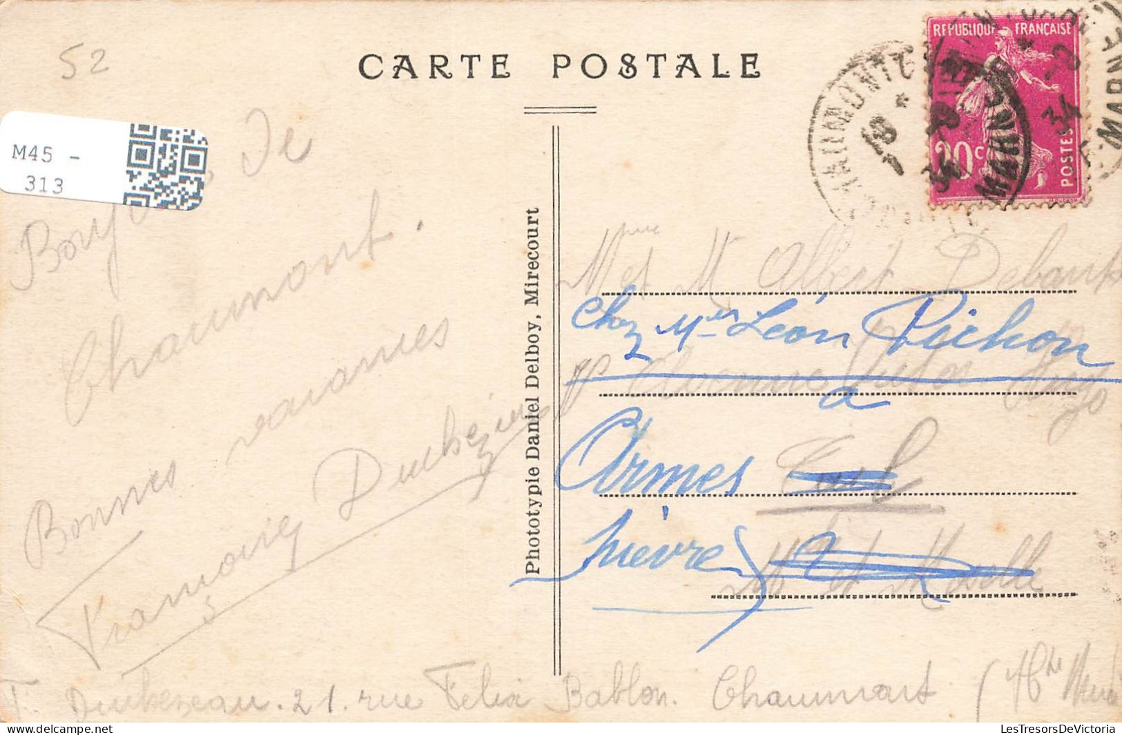 FRANCE - Curiosité De La Haute Marne - La Cascade Pétrifiante D'Etuf - D.D  - Carte Postale Ancienne - Sonstige & Ohne Zuordnung