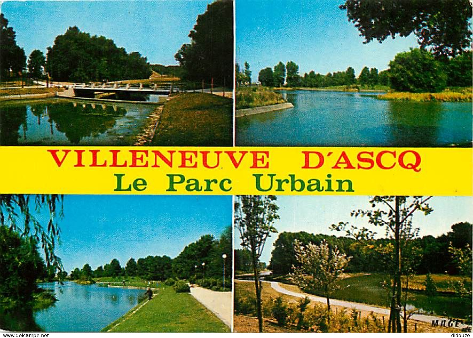 59 - Villeneuve D'Ascq - Le Parc Urbain - Multivues - CPM - Voir Scans Recto-Verso - Villeneuve D'Ascq