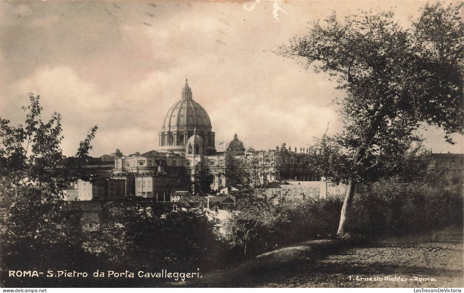 ITALIE - Roma - S Pietrop Da Porta Cavalleggeri - Vue Générale De L'église - Vue De L'extérieur - Carte Postale Ancienne - Iglesias